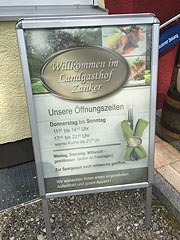 Öffnugnszeiten des Langasthof Zanker 